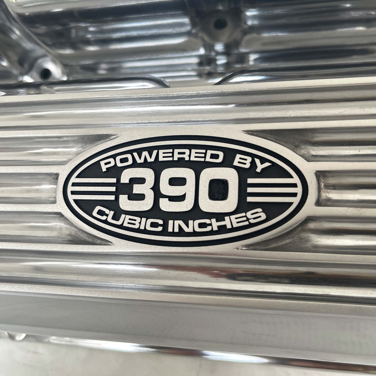 Ford Fe 390 Valve Covers Short Powered By 390 Style 2 Polished