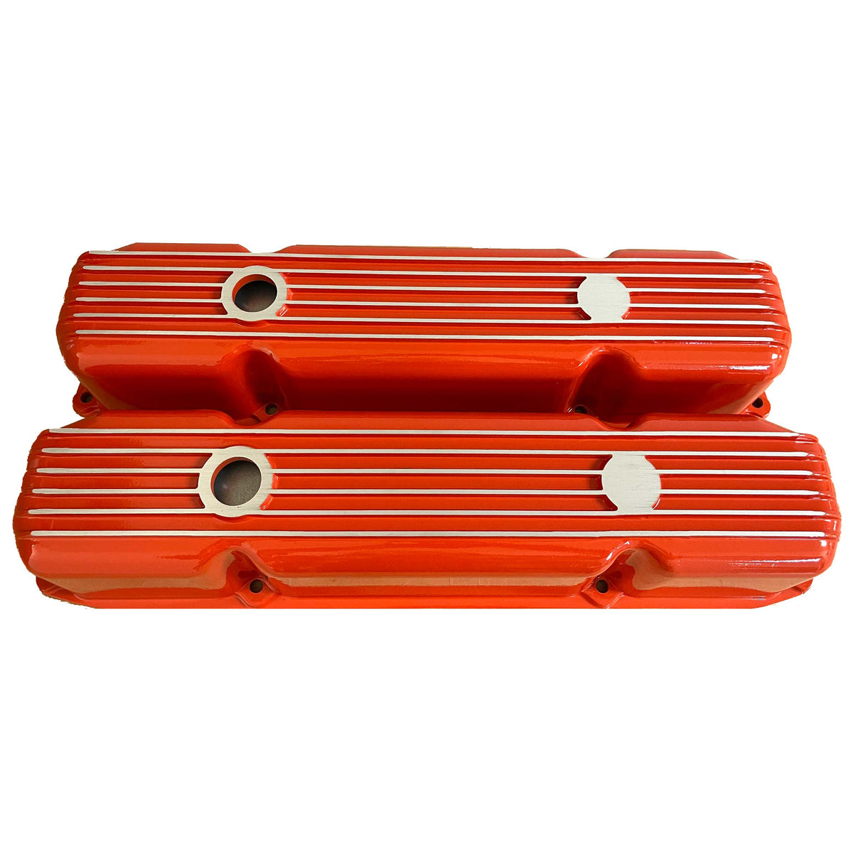 Mopar Performance 383 400 440 Cal Custom Style Finned Valve Covers Ansen Usa