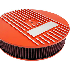 14" Round 340 Air Cleaner Lid Kit - Orange