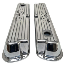 Load image into Gallery viewer, Ford 289 Windsor Mustang Pony Logo Tall Valve Covers - Polished