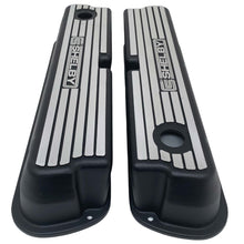 Load image into Gallery viewer, Ford 351 Windsor Valve Covers - Wide Fin - CS Shelby Logo - Black