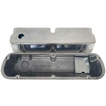 Load image into Gallery viewer, Ford 289, 302, 351 Windsor Tall Valve Covers - Billet Top - Polished