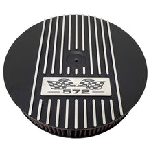 Load image into Gallery viewer, Big Block Chevy 572 Flag Logo - 14&quot; Round Air Cleaner Kit - Black