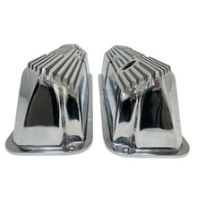 Load image into Gallery viewer, Cobra Le Mans FE Tall Valve Covers, Finned - Polished