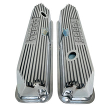 Load image into Gallery viewer, Cobra Le Mans FE Tall Valve Covers, Finned - Polished