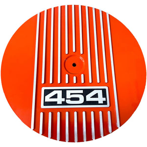 Big Block Chevy 454 - 14" Round Air Cleaner Kit - Orange