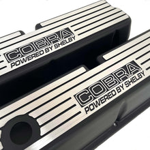 Load image into Gallery viewer, Ford 289, 302, 351 Windsor Shelby Valve Covers - Wide Fin - Black