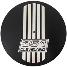 Load image into Gallery viewer, 351 Cleveland 14&quot; Round Air Cleaner Kit - Engraved Billet Top - Black