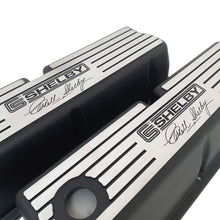 Load image into Gallery viewer, Ford 351 Windsor Valve Covers - Wide Fin - CS Shelby Logo - Black