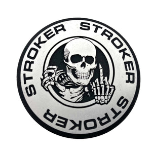 Rat Rod Stroker Skeleton 2 Black Die-Cast Aluminum Breather - Single