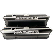 Load image into Gallery viewer, Ford FE 427 CS Shelby Valve Covers Tall - Long Plate - Black