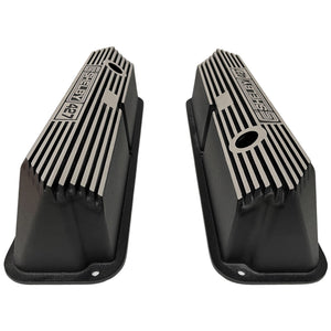 Ford FE 427 CS Shelby Valve Covers Tall - Long Plate - Black