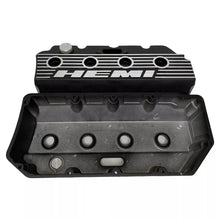 Load image into Gallery viewer, Hemi Logo Valve Covers - Die-Cast Aluminum - Black