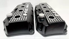 Load image into Gallery viewer, Hemi Logo Valve Covers - Die-Cast Aluminum - Black