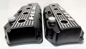 Hemi Logo Valve Covers - Die-Cast Aluminum - Black