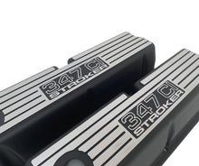 Load image into Gallery viewer, Ford 347 C.I. STROKER - Outlined Logo - Wide Fin Valve Covers - Black