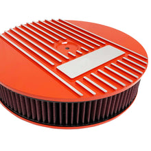 Load image into Gallery viewer, Small Block Chevy 350 - 13&quot; Round Air Cleaner Kit - Orange