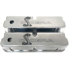 Load image into Gallery viewer, Ford 351 Windsor Cobra Snake Tall Valve Covers - Premium Series - Polished