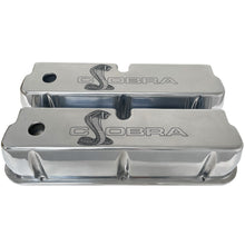 Load image into Gallery viewer, Ford 351 Windsor Cobra Snake Tall Valve Covers - Premium Series - Polished