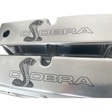 Load image into Gallery viewer, Ford 351 Windsor Cobra Snake Tall Valve Covers - Premium Series - Polished