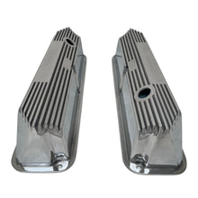 Load image into Gallery viewer, Ford FE Tall Custom Valve Covers - Long Plate - Polished