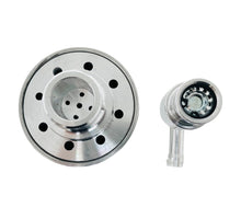 Load image into Gallery viewer, Polished Billet Aluminum Breather and PCV Valve Set - Customizable