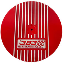 Load image into Gallery viewer, Small Block Chevy 383 Stroker 13&quot; Round Air Cleaner Lid Kit - Red