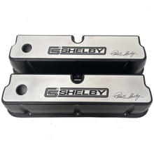 Load image into Gallery viewer, Ford 351 Windsor CS Shelby Logo Valve Covers - Full Billet Top - Black