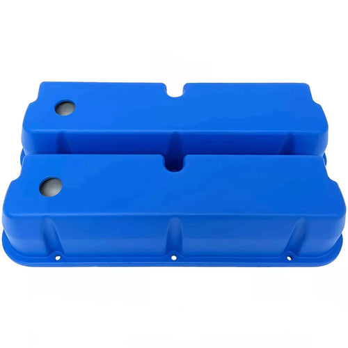 Ford Small Block 289 351W Tall Valve Covers - Custom - Blue