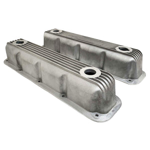 Mopar Magnum Finned Valve Covers - Die-Cast Aluminum - As Cast