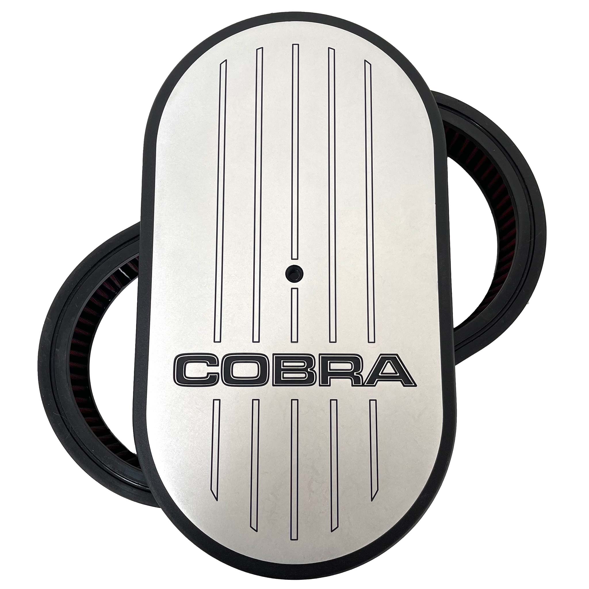 Cobra Chrome Cone Elbow Air Cleaner Intake Kit for 2004-2022