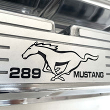 Load image into Gallery viewer, Ford 289 Windsor Mustang Pony Logo Tall Valve Covers - Polished