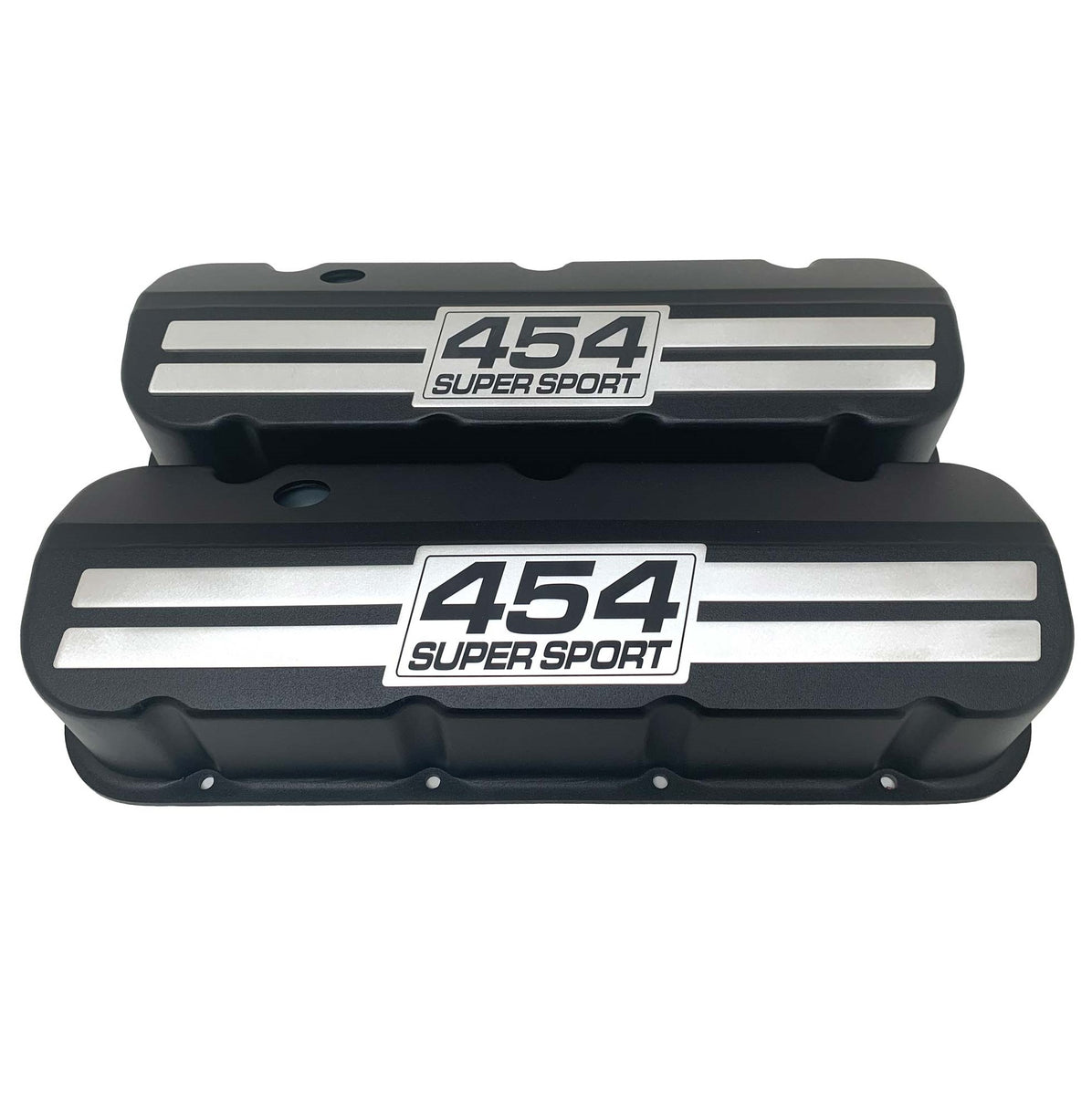 Chevy 454 Super Sport - Big Block Tall Slant Top Valve Covers - Engrav ...