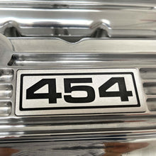 Load image into Gallery viewer, Big Block Chevy 454 Classic Finned, Polished Valve Covers