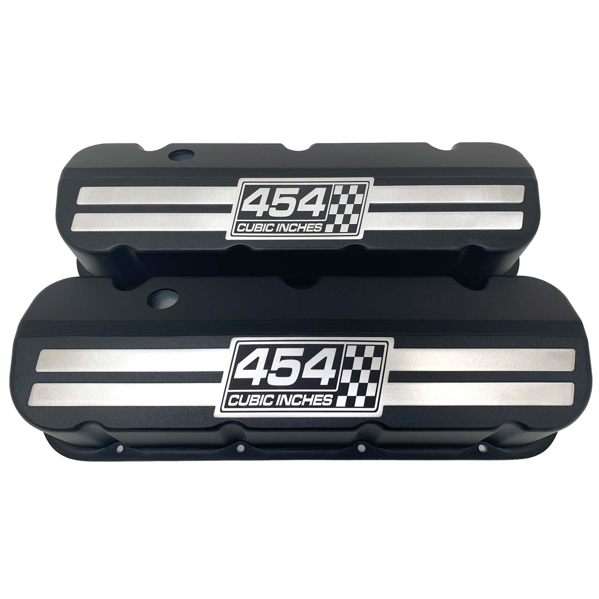 Chevy 454 Cubic Inches - Big Block Tall Slant Top Valve Covers - Engra ...