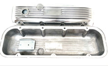 Load image into Gallery viewer, Big Block Chevy 454 Classic Finned, Polished Valve Covers