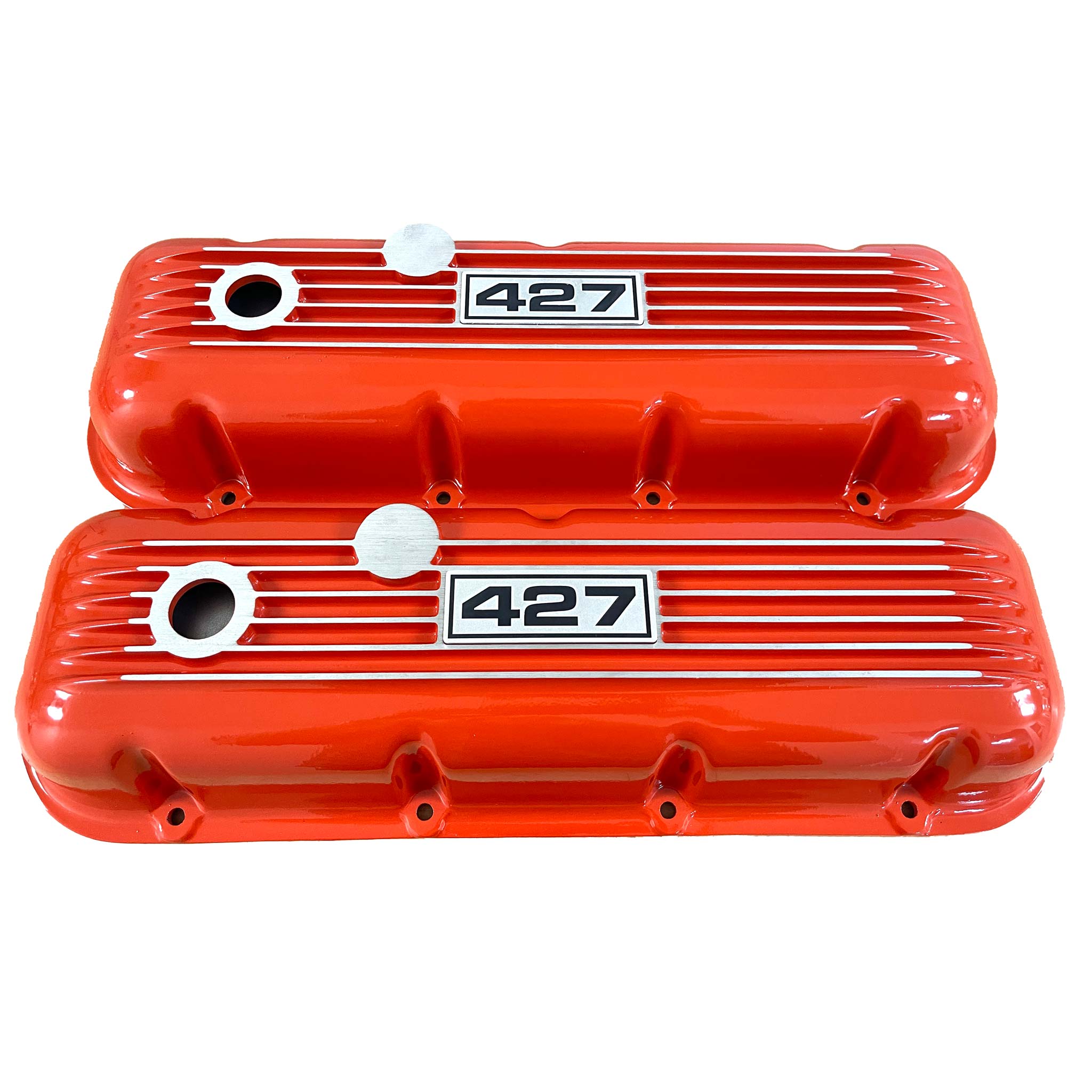 Red sbc valve clearance covers