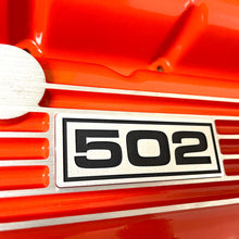 Load image into Gallery viewer, Big Block Chevy 502 Classic Finned, Orange Valve Covers