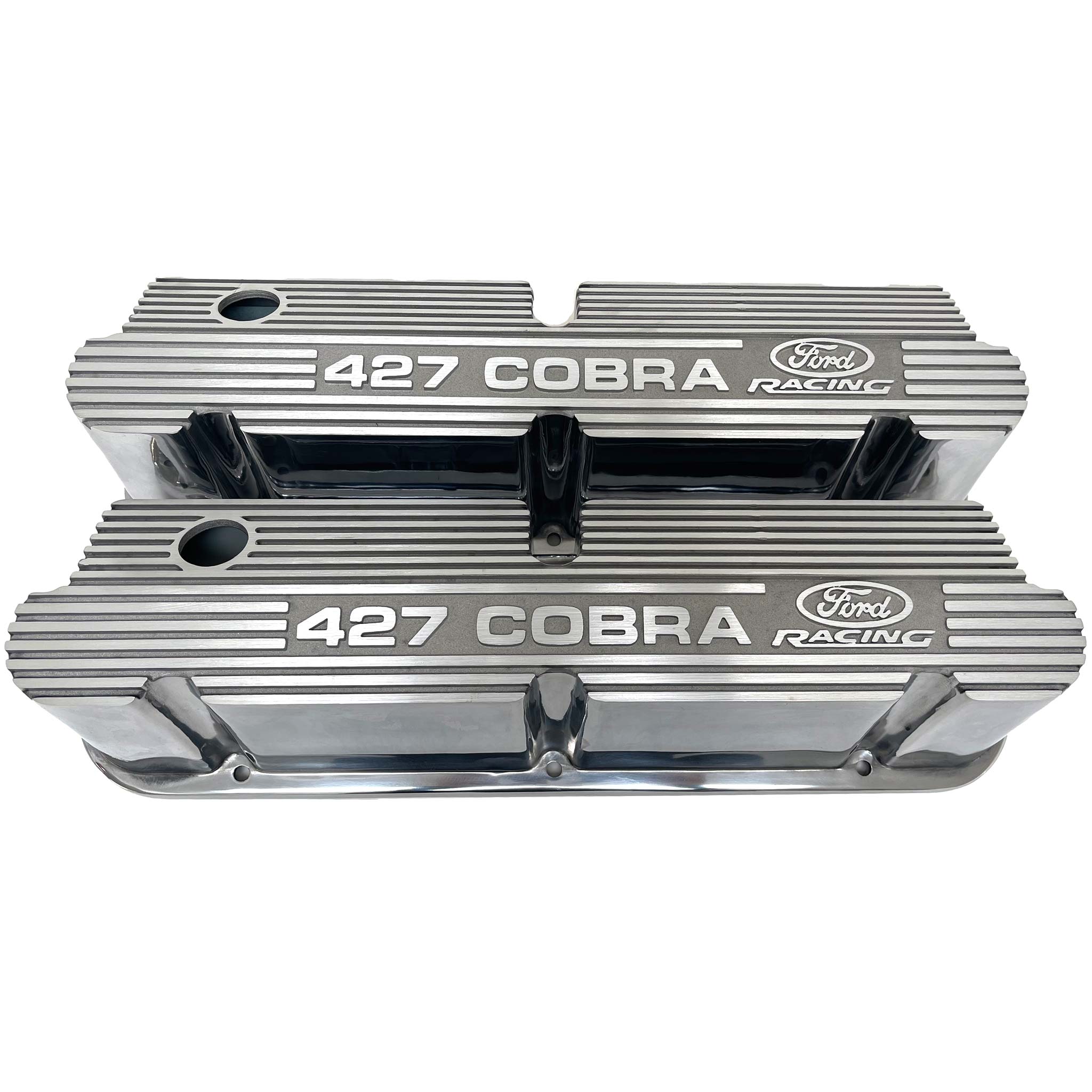 Ford Racing Pentroof 427 Cobra Tall Valve Covers - Polished