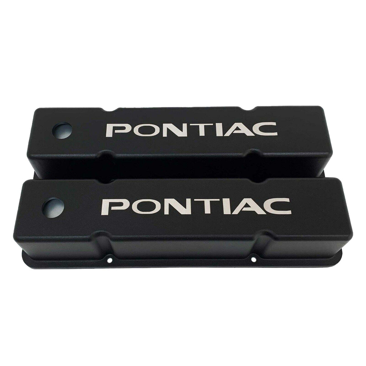 Pontiac Valve Covers Solid Logo Sbc Engines Black Ansen Usa