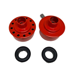 Red Valve Cover Breather and PCV Breather Set