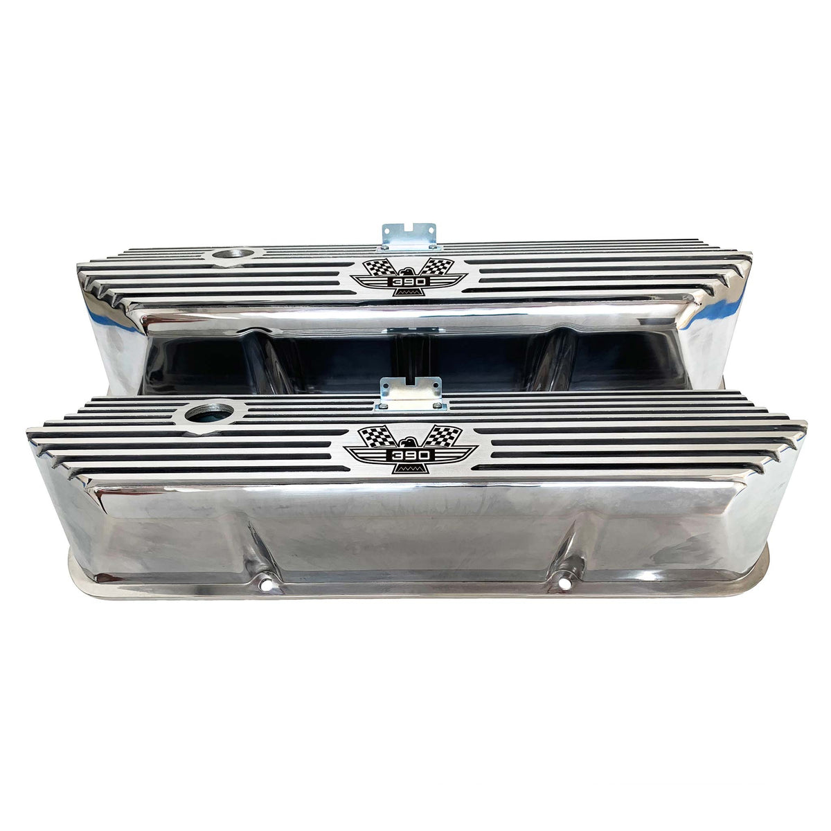 Ford 390 American Eagle FE Valve Covers Polished – Ansen USA