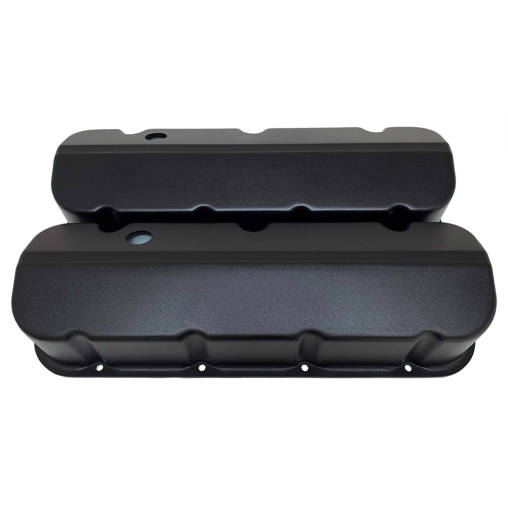 Big Block Chevy Valve Covers Tall Slant Top Black Ansen USA