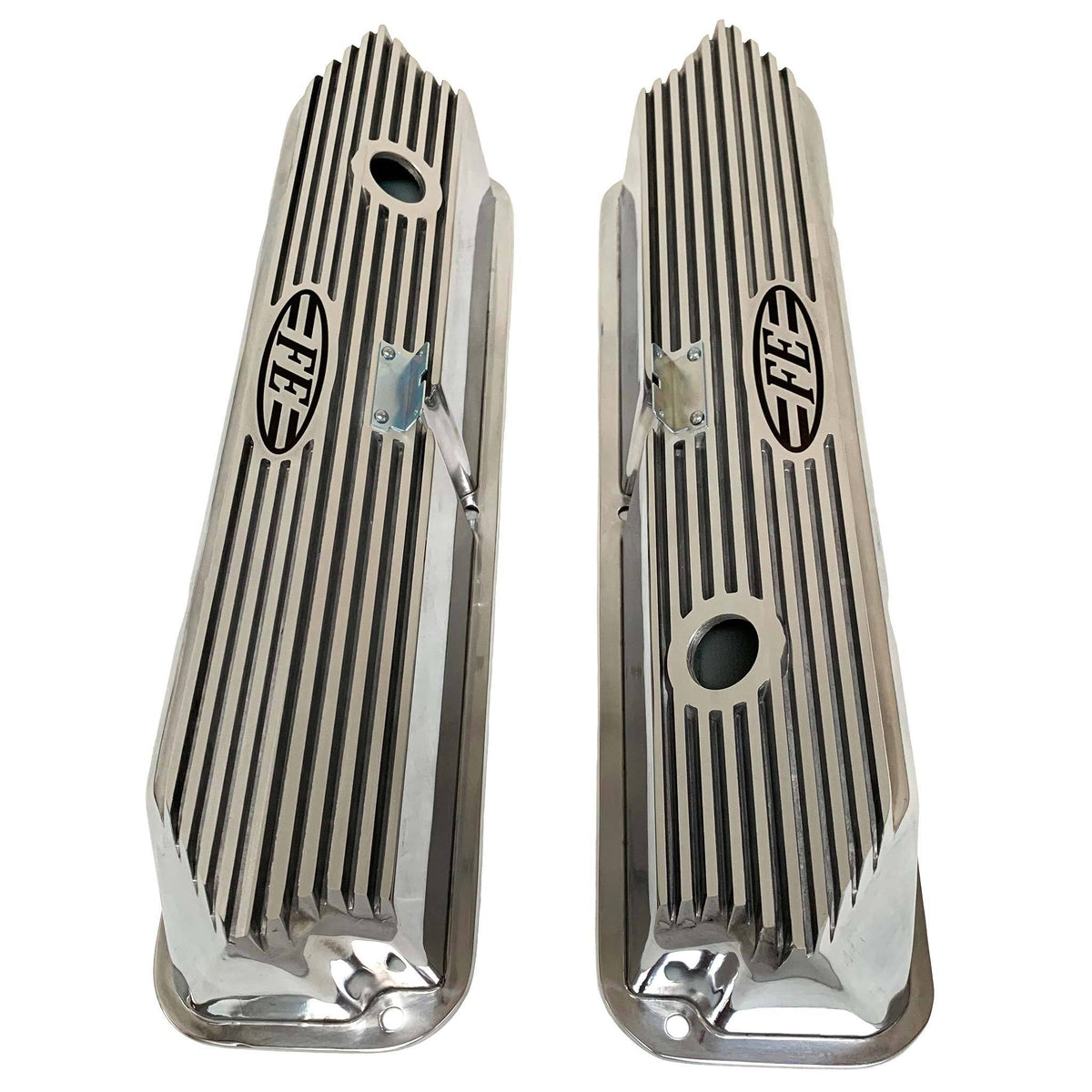 Ansen Ford FE Logo Tall Polished Die-Cast Aluminum Valve Covers – Ansen USA