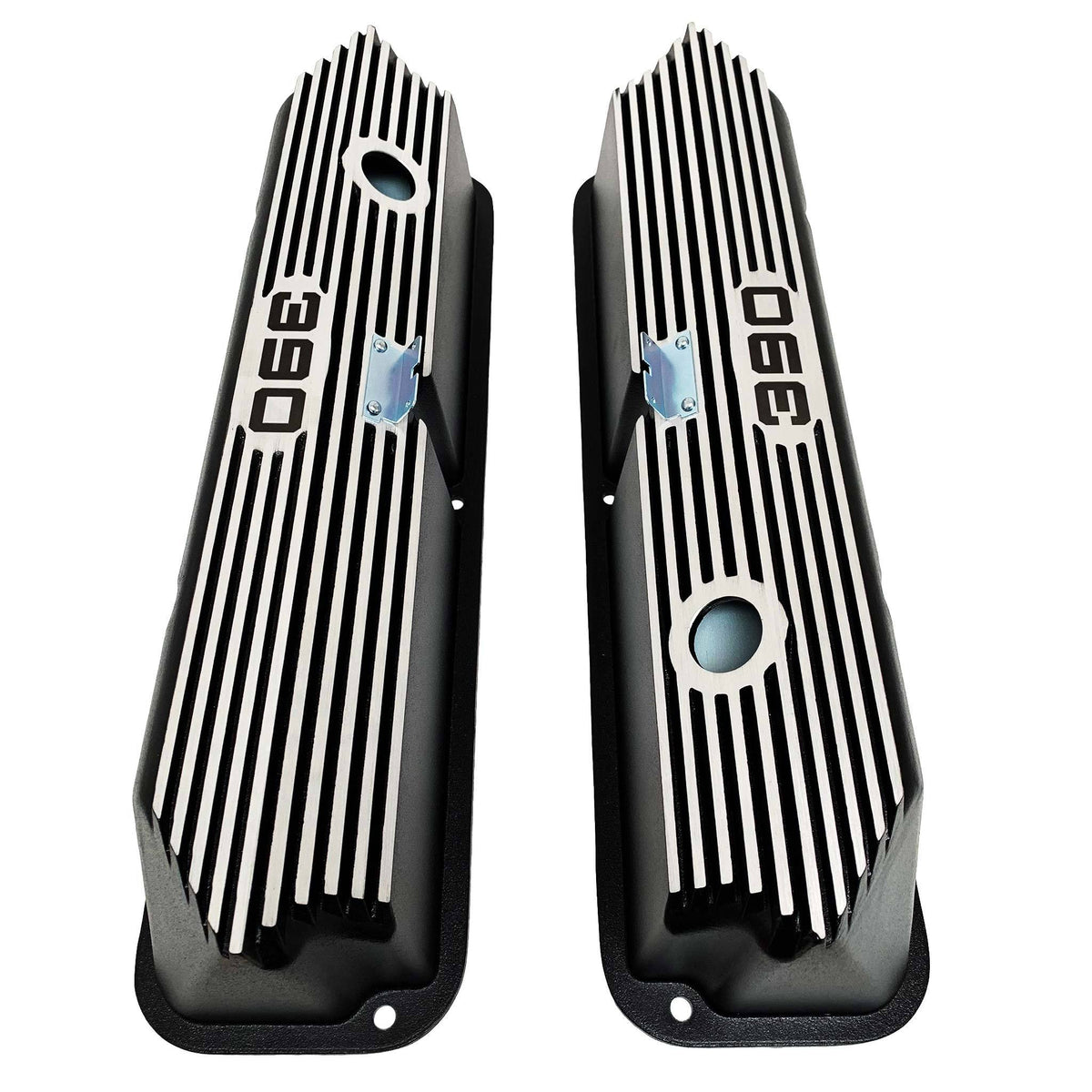 Ford 390 FE Valve Covers Black- Die-Cast Aluminum – Ansen USA